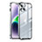 Carcasa Bumper Lujo Marco de Metal y Plastico Funda LK1 para Apple iPhone 14 Plus Plata
