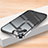 Carcasa Bumper Lujo Marco de Metal y Plastico Funda LK2 para Apple iPhone 13 Negro