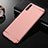 Carcasa Bumper Lujo Marco de Metal y Plastico Funda M01 para Huawei Enjoy 10 Oro Rosa