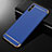 Carcasa Bumper Lujo Marco de Metal y Plastico Funda M01 para Huawei Enjoy 10e Azul