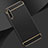 Carcasa Bumper Lujo Marco de Metal y Plastico Funda M01 para Huawei Enjoy 10S Negro