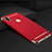 Carcasa Bumper Lujo Marco de Metal y Plastico Funda M01 para Huawei Honor 8X Rojo