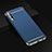 Carcasa Bumper Lujo Marco de Metal y Plastico Funda M01 para Huawei Honor 9X Azul