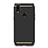 Carcasa Bumper Lujo Marco de Metal y Plastico Funda M01 para Huawei P Smart+ Plus Negro