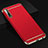 Carcasa Bumper Lujo Marco de Metal y Plastico Funda M01 para Huawei Y9s Rojo