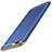 Carcasa Bumper Lujo Marco de Metal y Plastico Funda M01 para Oppo A12e Azul