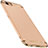 Carcasa Bumper Lujo Marco de Metal y Plastico Funda M01 para Oppo A3 Oro