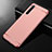 Carcasa Bumper Lujo Marco de Metal y Plastico Funda M01 para Oppo K5 Oro Rosa