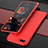 Carcasa Bumper Lujo Marco de Metal y Plastico Funda M01 para Oppo R17 Neo Rojo