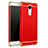 Carcasa Bumper Lujo Marco de Metal y Plastico Funda M01 para Xiaomi Redmi Note 3 Rojo