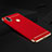Carcasa Bumper Lujo Marco de Metal y Plastico Funda M01 para Xiaomi Redmi Note 7 Rojo