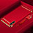 Carcasa Bumper Lujo Marco de Metal y Plastico Funda M03 para Huawei Enjoy 10e Rojo