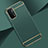 Carcasa Bumper Lujo Marco de Metal y Plastico Funda P02 para OnePlus Nord N200 5G Verde Noche