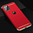 Carcasa Bumper Lujo Marco de Metal y Plastico Funda T01 para Apple iPhone 11 Pro Max Rojo