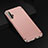 Carcasa Bumper Lujo Marco de Metal y Plastico Funda T01 para Huawei Honor 20 Pro Oro Rosa