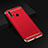 Carcasa Bumper Lujo Marco de Metal y Plastico Funda T01 para Huawei Nova 5i Rojo