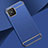 Carcasa Bumper Lujo Marco de Metal y Plastico Funda T01 para Huawei Nova 8 SE 5G Azul