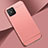 Carcasa Bumper Lujo Marco de Metal y Plastico Funda T01 para Huawei Nova 8 SE 5G Oro Rosa
