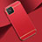 Carcasa Bumper Lujo Marco de Metal y Plastico Funda T01 para Huawei Nova 8 SE 5G Rojo