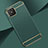 Carcasa Bumper Lujo Marco de Metal y Plastico Funda T01 para Huawei Nova 8 SE 5G Verde Noche