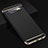 Carcasa Bumper Lujo Marco de Metal y Plastico Funda T01 para Samsung Galaxy S10 5G Negro