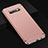 Carcasa Bumper Lujo Marco de Metal y Plastico Funda T01 para Samsung Galaxy S10e Oro Rosa