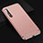 Carcasa Bumper Lujo Marco de Metal y Plastico Funda T02 para Xiaomi Mi 10 Pro Oro Rosa