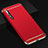 Carcasa Bumper Lujo Marco de Metal y Plastico Funda T02 para Xiaomi Mi 10 Pro Rojo