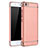 Carcasa Bumper Lujo Marco de Metal y Plastico para Xiaomi Mi 5 Oro Rosa