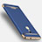 Carcasa Bumper Lujo Marco de Metal y Plastico para Xiaomi Redmi Note 3 Azul