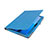 Carcasa de Cuero Cartera con Soporte L01 para Huawei MediaPad M3 Lite 10.1 BAH-W09 Azul