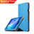 Carcasa de Cuero Cartera con Soporte L01 para Huawei MediaPad T3 8.0 KOB-W09 KOB-L09 Azul Cielo