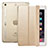 Carcasa de Cuero Cartera con Soporte L05 para Apple iPad Mini 2 Oro