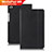 Carcasa de Cuero Cartera con Soporte para Huawei MediaPad M5 8.4 SHT-AL09 SHT-W09 Negro