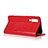 Carcasa de Cuero Cartera con Soporte para Huawei P30 Rojo
