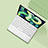 Carcasa de Cuero Cartera con Teclado K01 para Apple New iPad Air 10.9 (2020) Menta Verde