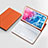 Carcasa de Cuero Cartera con Teclado para Huawei MatePad 10.8 Naranja