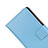 Carcasa de Cuero Cartera para Huawei G9 Lite Azul Cielo