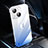 Carcasa Dura Cristal Plastico Funda Rigida Transparente Gradiente QC2 para Apple iPhone 14 Plus Azul