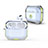 Carcasa Dura Cristal Plastico Funda Rigida Transparente H01 para Apple AirPods Pro Amarillo