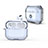 Carcasa Dura Cristal Plastico Funda Rigida Transparente H01 para Apple AirPods Pro Negro