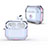 Carcasa Dura Cristal Plastico Funda Rigida Transparente H01 para Apple AirPods Pro Rosa