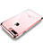 Carcasa Dura Cristal Plastico Funda Rigida Transparente H01 para Apple iPhone 7 Plus Oro Rosa