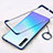 Carcasa Dura Cristal Plastico Funda Rigida Transparente H01 para Huawei Enjoy 10S Azul