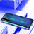 Carcasa Dura Cristal Plastico Funda Rigida Transparente H01 para Huawei Honor 20 Pro Azul