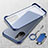 Carcasa Dura Cristal Plastico Funda Rigida Transparente H01 para Huawei Nova 8 Pro 5G Azul