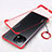 Carcasa Dura Cristal Plastico Funda Rigida Transparente H01 para Xiaomi Mi 11 5G Rojo