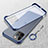 Carcasa Dura Cristal Plastico Funda Rigida Transparente H02 para Apple iPhone 14 Pro Azul