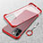 Carcasa Dura Cristal Plastico Funda Rigida Transparente H02 para Apple iPhone 14 Pro Rojo