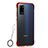 Carcasa Dura Cristal Plastico Funda Rigida Transparente H02 para Huawei Honor Play4 Pro 5G Rojo